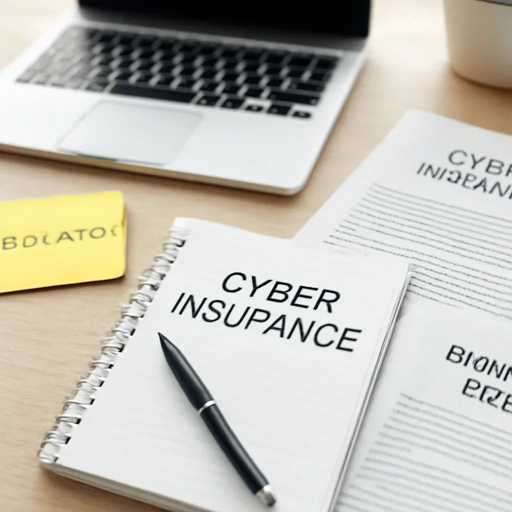 Notes and insurance documents related to cyber insurance education