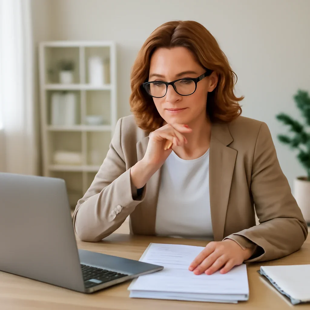 Business owner planning the next step for small business insurance
